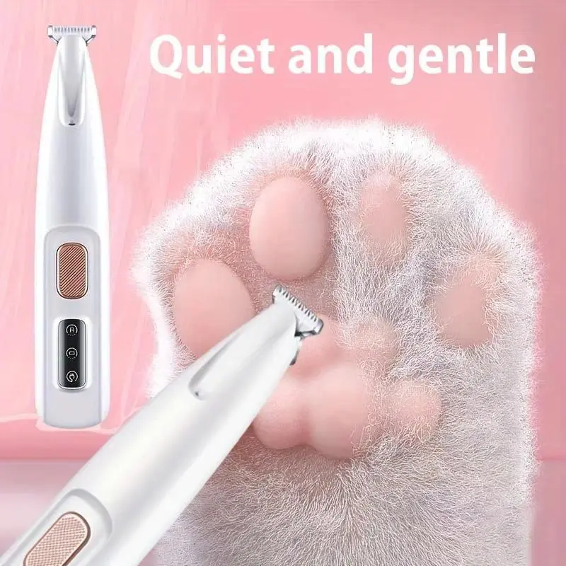 Rechargeable Pet Hair Trimmer Kit,High Quality Trimmer,1 Count Pet Grooming Clipper with LED Light,Pet Multi-part Clipper for Dogs & Cats, Pet Grooming Tool, Pet Care, Hair Trimmer Set