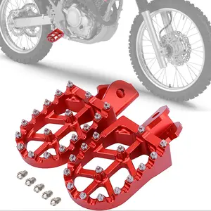 Dirt Bike Foot Pegs Pedal Footpegs for Honda CRF150F 2003-2019 CRF230F CRF250F 2019-2024 XR125L 2010-2015 XR150L 2015-2024 Sur Ron S X Electric Dirt Bike Footrest Motorcycle
