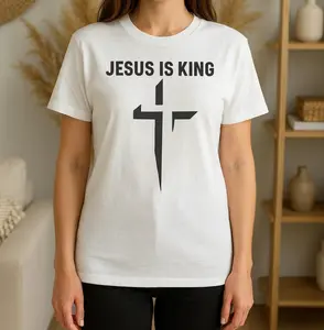 Jesus Is King T-Shirt  Christian T-Shirt  Faith Apparel