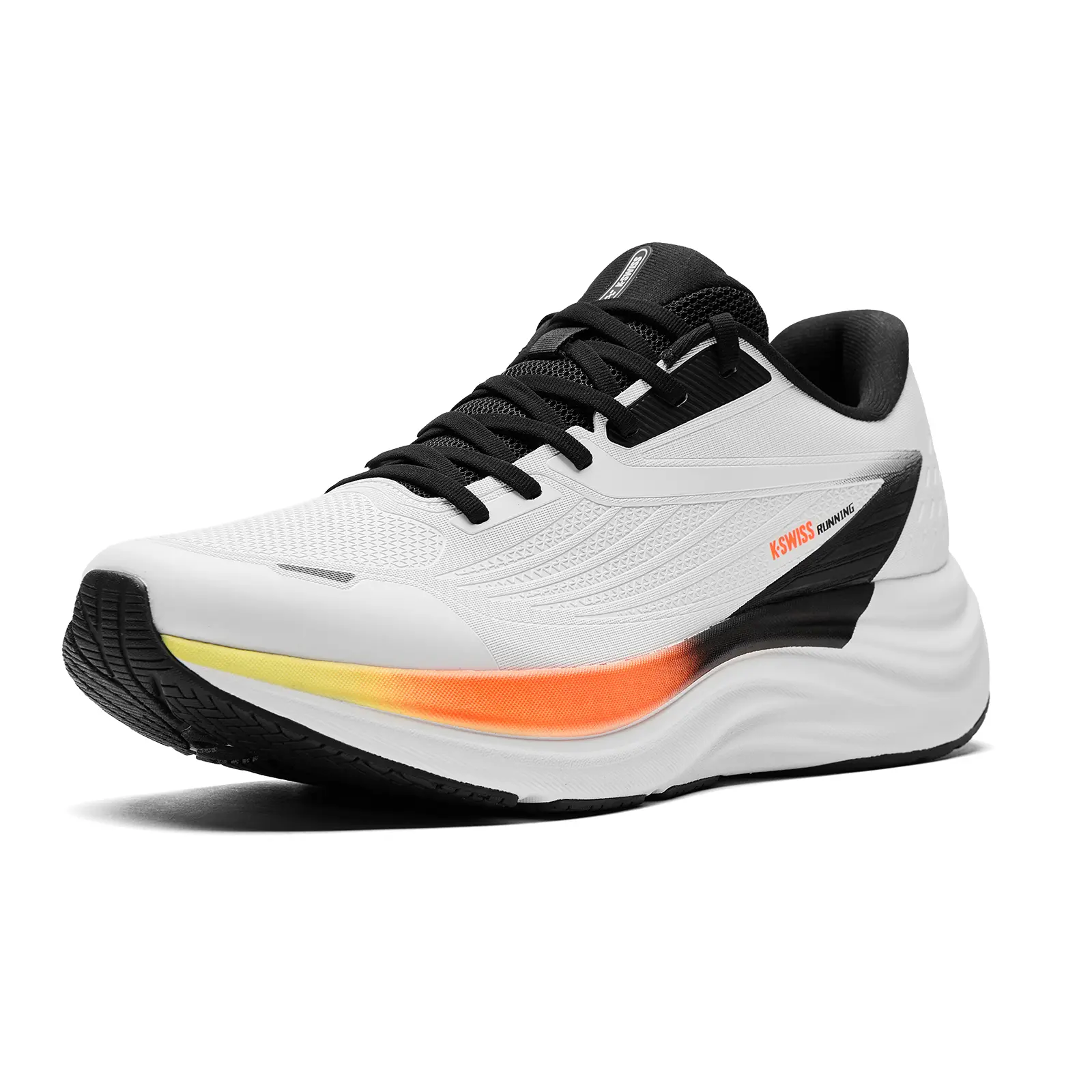 K‑Swiss Men's Shadx Leather Running & Walking Shoes | 155 SA Shock Absorption 40mm Heel Stack Weather‑Ready Easy‑Clean Durable Rubber Outsole All‑Day Comfort for Running Walking
