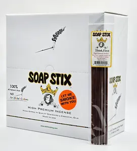 Syababa Incense Soap Stix Case - 100 Packs, Gentle Aroma Fragrance Home Fragrance Box