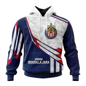Exclusive LIGA MX Chivas Guadalajara Concept  Trendy 3D Hoodie, Realistic Print Sweatshirt, Cool Unisex Fashion Top