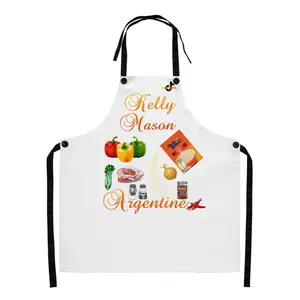 Kelly Mason Custom Adjustable Kitchen Apron, Made with Durable Synthetic Material