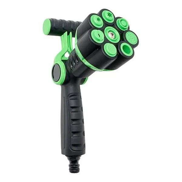 GreanBase Greanbase Fireman's Hose Nozzle with 7 Spray Settings GreanBase Greanbase Fireman's Hose Nozzle with 7 Spray Settings