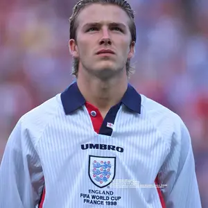 David Beckham England WC 1996 #7 - Best Quality Fast Shipping - Available in S, M, L - Soccer Jersey
