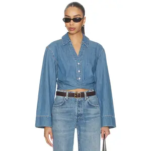 Veronica Beard Timothy Shirt in Ripple Haze