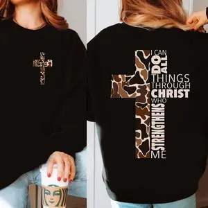 I Can Do All Things Through Christ Who Strengthens Me Shirt, Retro Camo Cross tee, Perfect Fit, Ultimate Comfort, Ready to Go, No