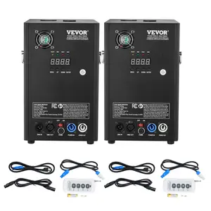 【Summervibes】VEVOR Cold Spark Machine, 2 Pack 700W Output Fireworks Controllers, 6.6-16.4ft Adjustable Height, with Advanced DMX System,LED Screen,Portable Handle, Aluminum Alloy for Stage DJ Wedding Event,Party
