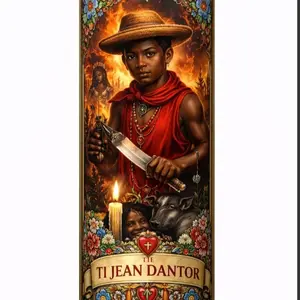 Ti Jean Dantor Devotional Candle