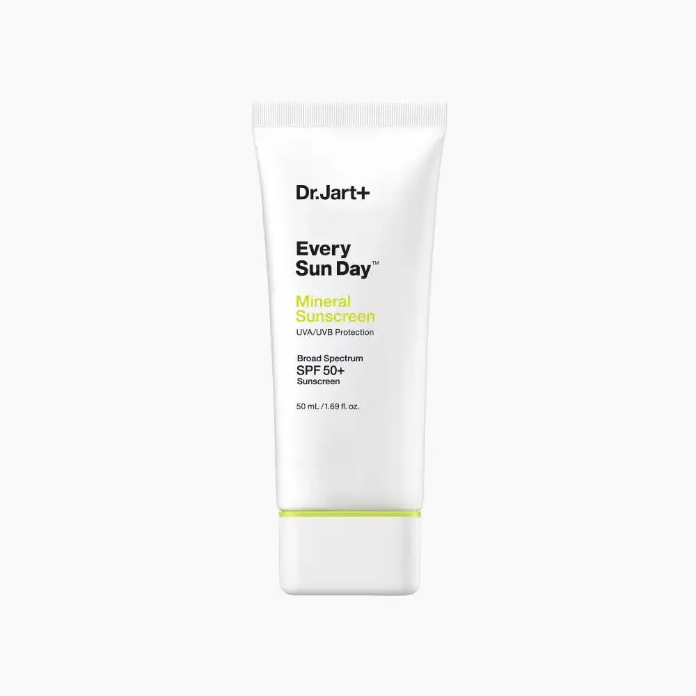 Dr.Jart+ Every Sun Day Mineral Korean Sunscreen SPF 50+ for Face (Zinc Oxide, Sensitive Skin, Matte Finish)