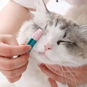 Pet Eye Cleaning Brush, Silicone Pet Grooming Brush, Pet Hair Removing Brush, Dog & Cat Grooming Supplies, Grooming Products