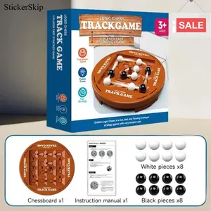 2026 New Logic Track Chess 2-Player Battle Board Game, Interactive Educational Toy for Kids, Boosts Brain Development, Logical Thinking & Concentration, Perfect for Family Game Night, Home & Classroom Use, Ideal Spring Gift & Birthday Present for Boys & G