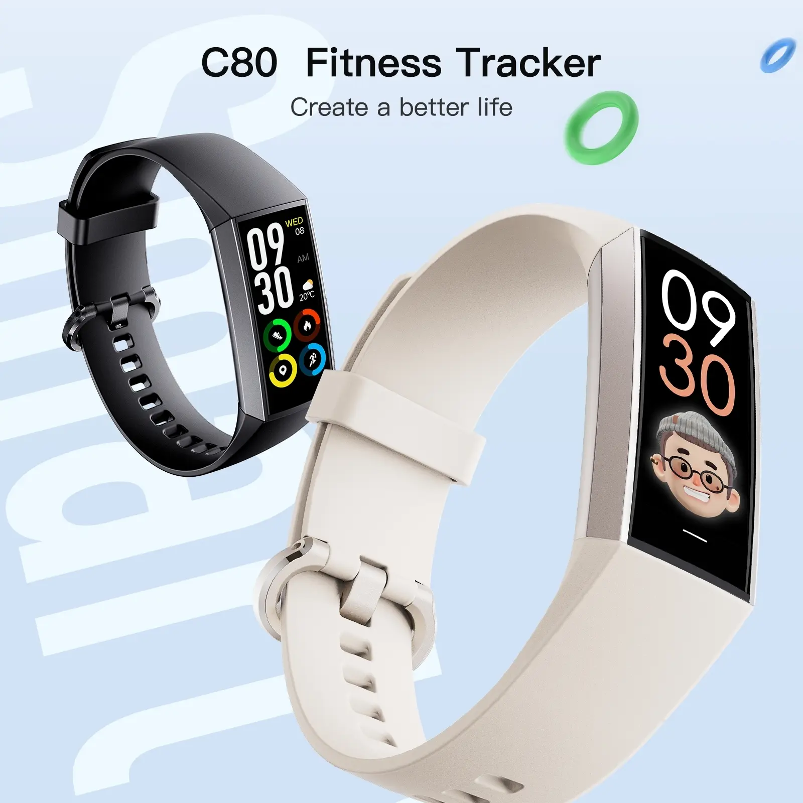 Full Touchscreen Smart Fitness Tracker, IP68 Waterproof, Unisex Wearable Device, Suitable for Android & iOS, Outdoor Sports Band Gift