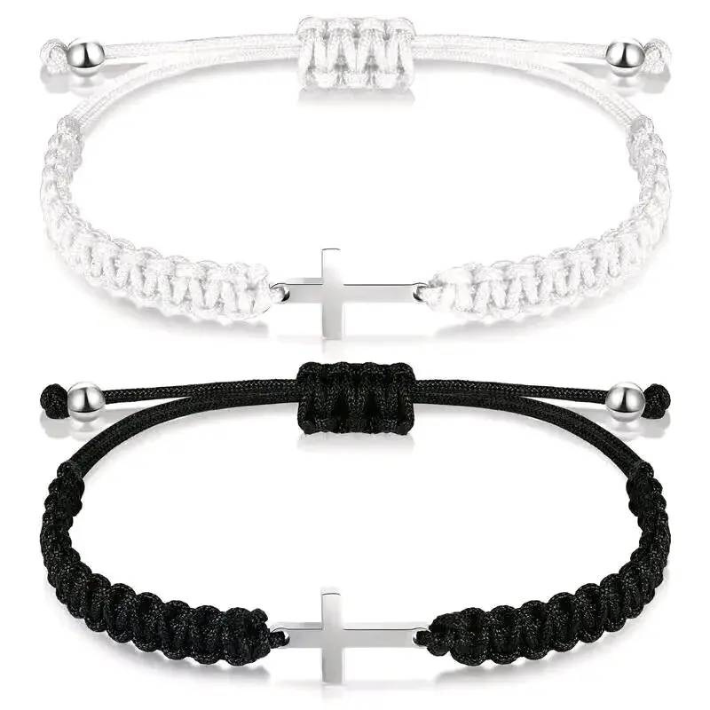 briaded rope cross Bracelet briaded rope cross Bracelet