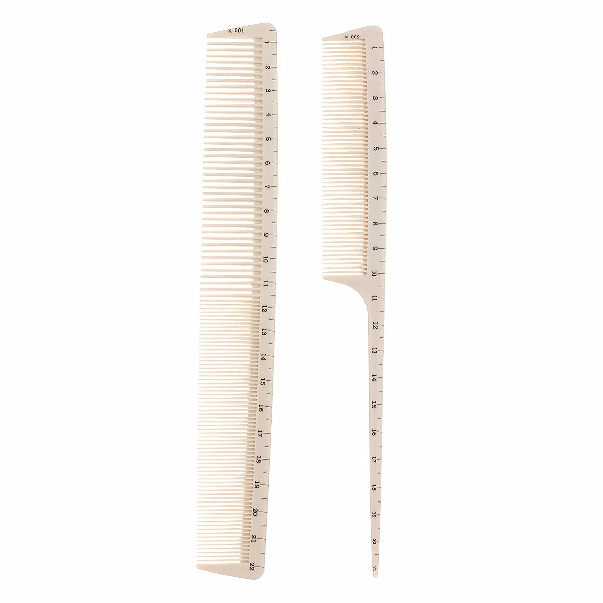 Professional Haircut Comb Set, Includes Measurement Ruler, Finishing Tail Comb, Ideal for Salons and Stylists, Tiktok Trending