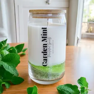 Garden mint candle
