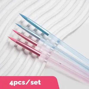 4PCS Nylon smoothly Brush Paint by numbers Brush
