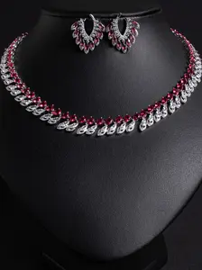 Classic Necklace High-Quality Fashion Jewelry Set for Special Occasions, Luxurious Bridal Jewelry Gift, Sparkling Snake Chain Style
