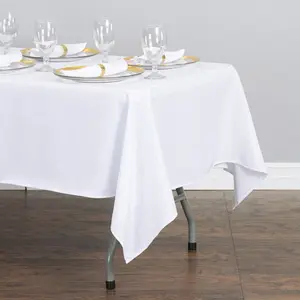 60 X 102 in. Rectangular Polyester Tablecloth Dining Room Decor Place Mat