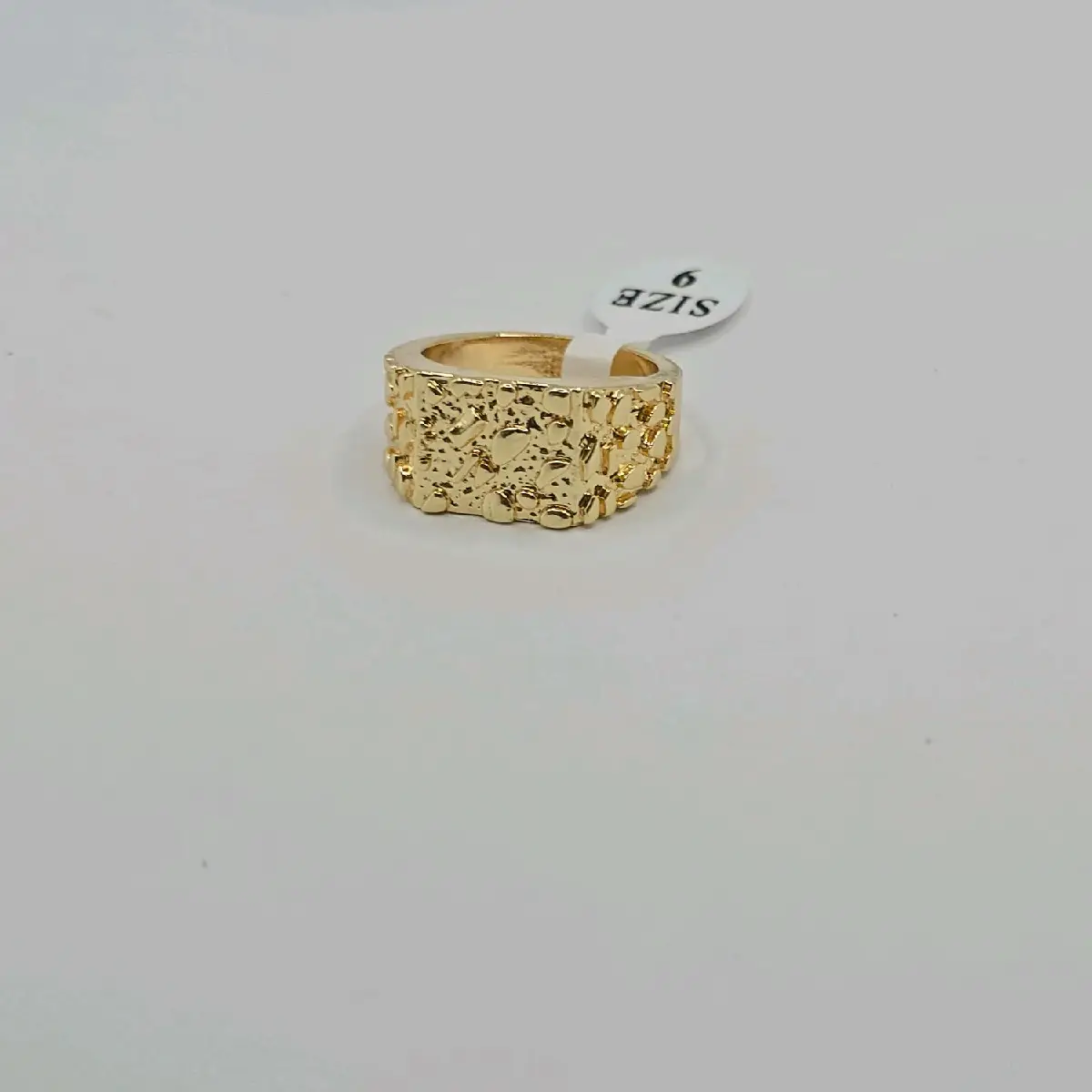 NUGGET style rings fashion gold-plated sizes available #8 #10