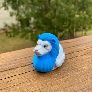 DET Lions Duck Miniature Figurine For Jeeps Dashboards