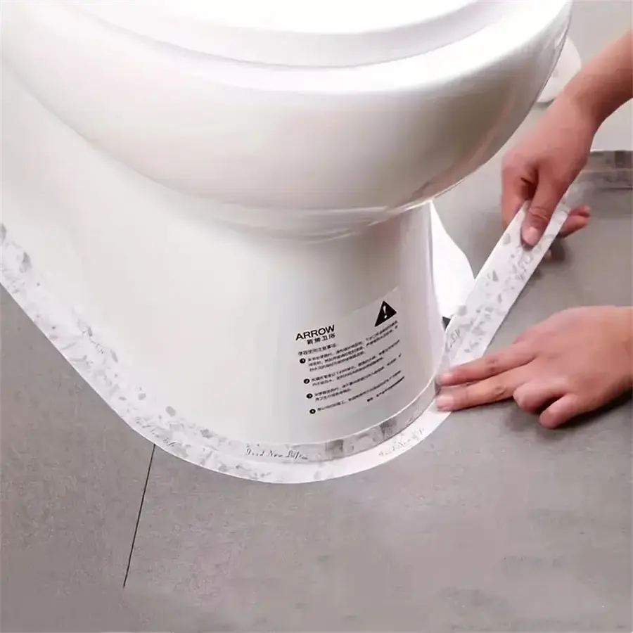 Mold-Resistant Adhesive Sticky Tape - Leakproof Waterproof Wall Sealing Tape, Water-Resistant Wall-Trim Sealant for Kitchen, Bathroom (Tools & Hardware Cross-Border Use), Sealant Tape