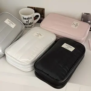 Vertical storage bag, makeup bag, data cable storage bag, power bank, headphones, digital accessories storage bag, portable multi-functional organizing bag for business trips