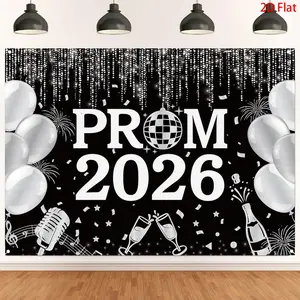 Graduation Dance Party Backdrop, Silver Disco Ball Pattern, Graduation Ceremony Background, Photo Booth Prop, Farewell Party Decor, Grad Party Decorations