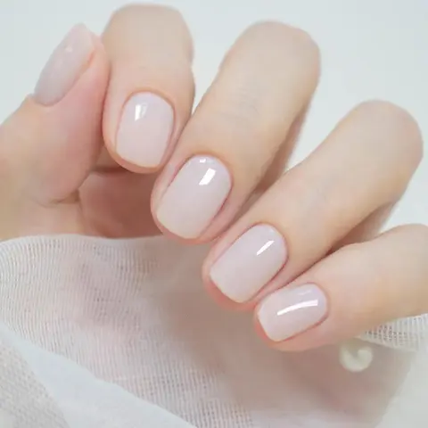 Minimalist Plain Glossy Fake Nails Kit, Nail Tips Art, Diy Nail Art, 1 Box Short Square False Nails Press on Nails Stick on Nails, Removable Full Cover Artificial Fake Nail for Women