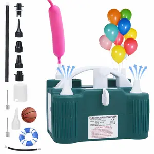 Balloon Pump Electric 3-In-1 Portable Air Pump for Inflatables And Balloons, Fast Inflation for 260Q Foil Mylar Latex Double-Stuffed Balloons, Inflator Deflator for Pool, Without Battery
