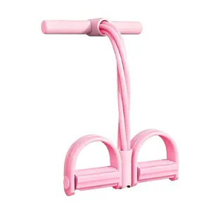 2026 NEW Pedal Resistance Bands - 6-Tube Home Gym Full Body Yoga Ab Leg Workout Equipment