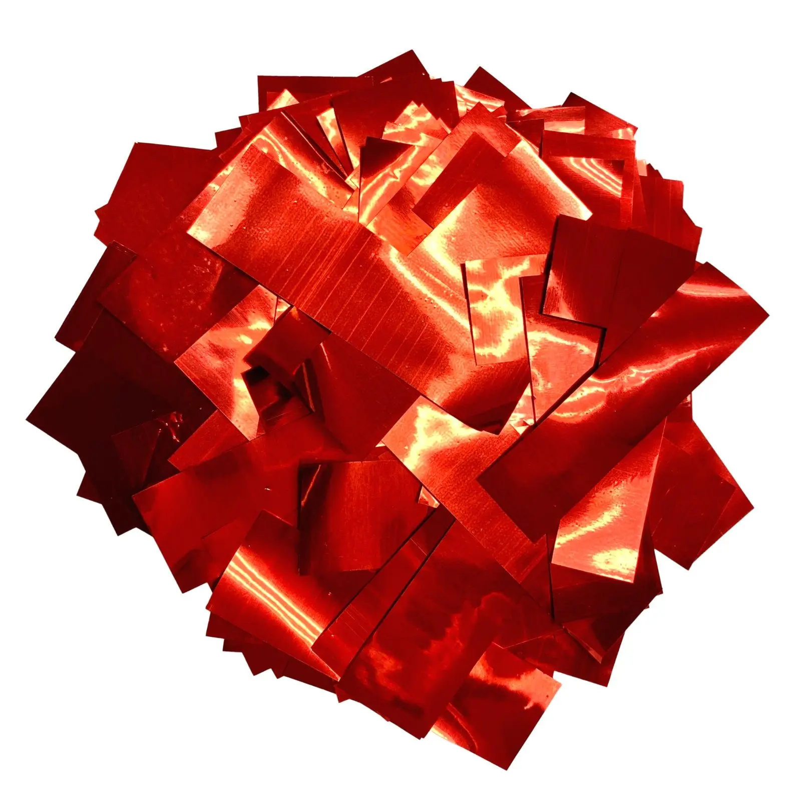 Red Metallic Foil Confetti (1lb)