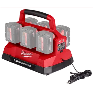 Milwaukee 48-59-1809 M18™ PACKOUT™ Six Bay Rapid Charger