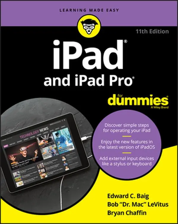 USED Book - iPad and iPad Pro for Dummies by Baig, Edward C. (Paperback) - english