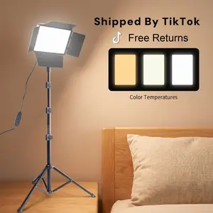 57-inch Photography Video Continuous Output Lighting Kit, 1Pack Upgraded Bi-Color LED Video Studio Lights Aluminum Alloy 2500k~6500k  for Camera Photo Recording Filming Stage Shooting flash sale various size Video Light kit#Summer Wins#Fathersdaygift