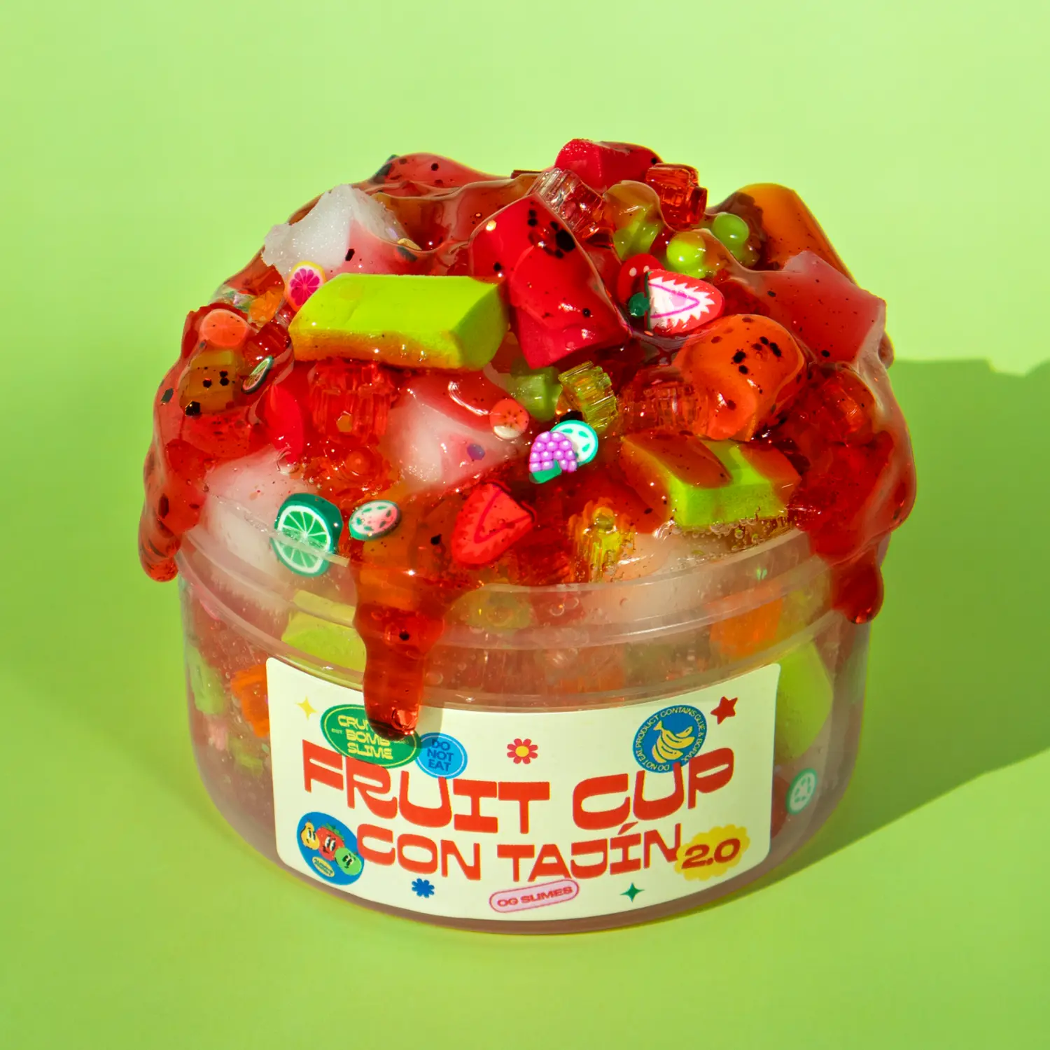 Fruit Cup con Tajín 2.0 - OG Slimes 7 oz Crunch Bomb Slime
