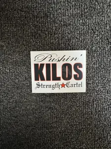 SC Collectible  102 Pushing Kilos Sticker