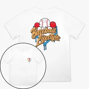 Baseball Ice Cream V2 Youth and Adult Tee, baseball drip, baseball lifestyle kids clothes, baseball stuff for boys, Game Day youth clothing, youth clothes Summer Outfitters, Gift For Girl boy, Trending tee