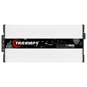 Taramps Smart 8 Bass 0.5 to 2 Ohms 8000 Watts RMS, Multi Impedance, 1 Channel, Amplifier for Car Subwoofer, High Power Class D, Mosfet Monoblock Digital, Smart 8k, Crossover Low Pass with Bass Boost