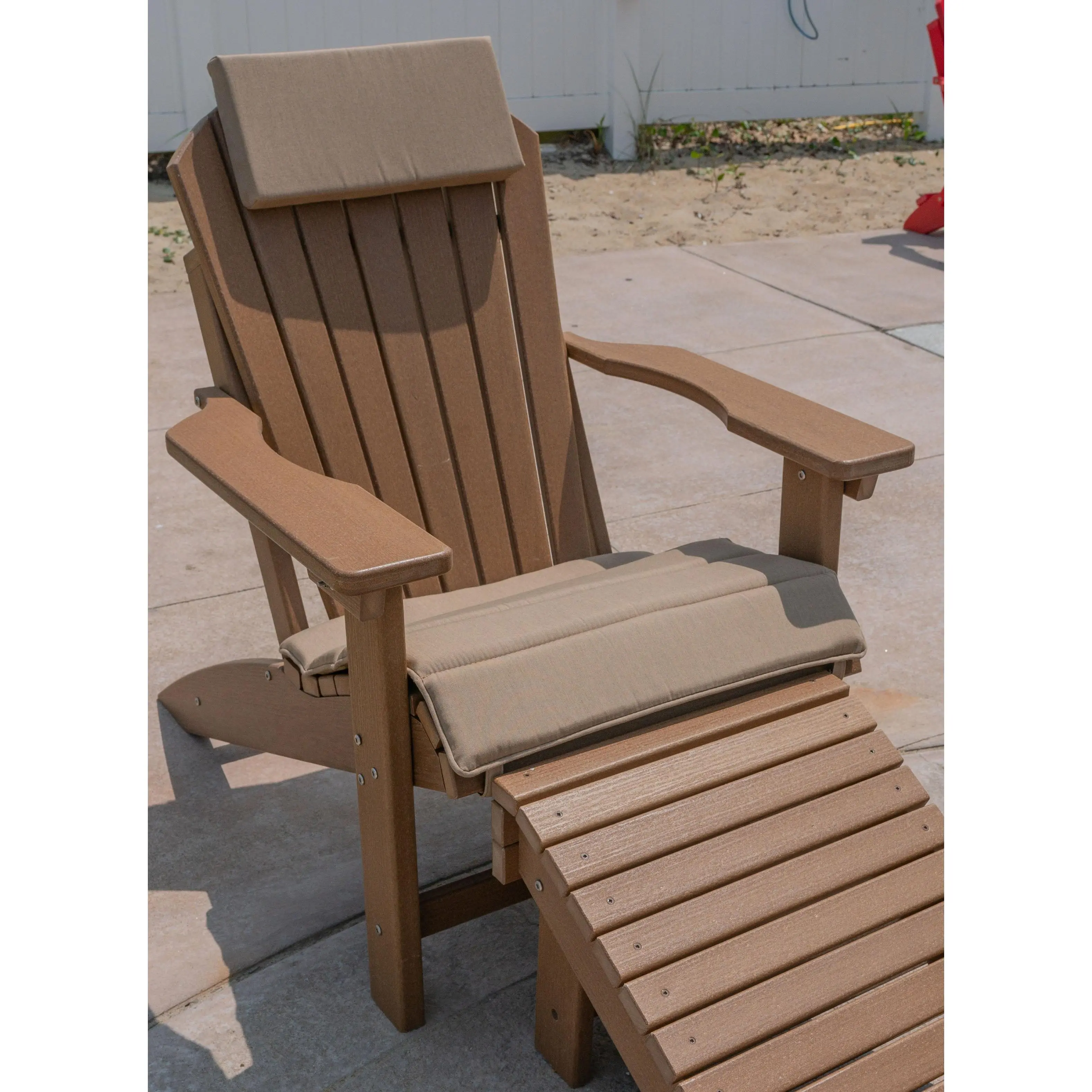 Folding And Stationary Adirondack Chair Seat Cushions Sunbrella® Fabric (18 Colors Options!)