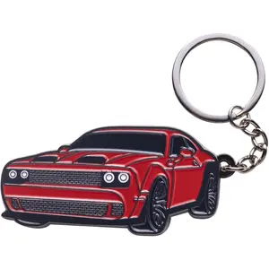 Dodge Challenger Keychain Accessories - Fits SRT & SXT Models | Key Chain for Cars