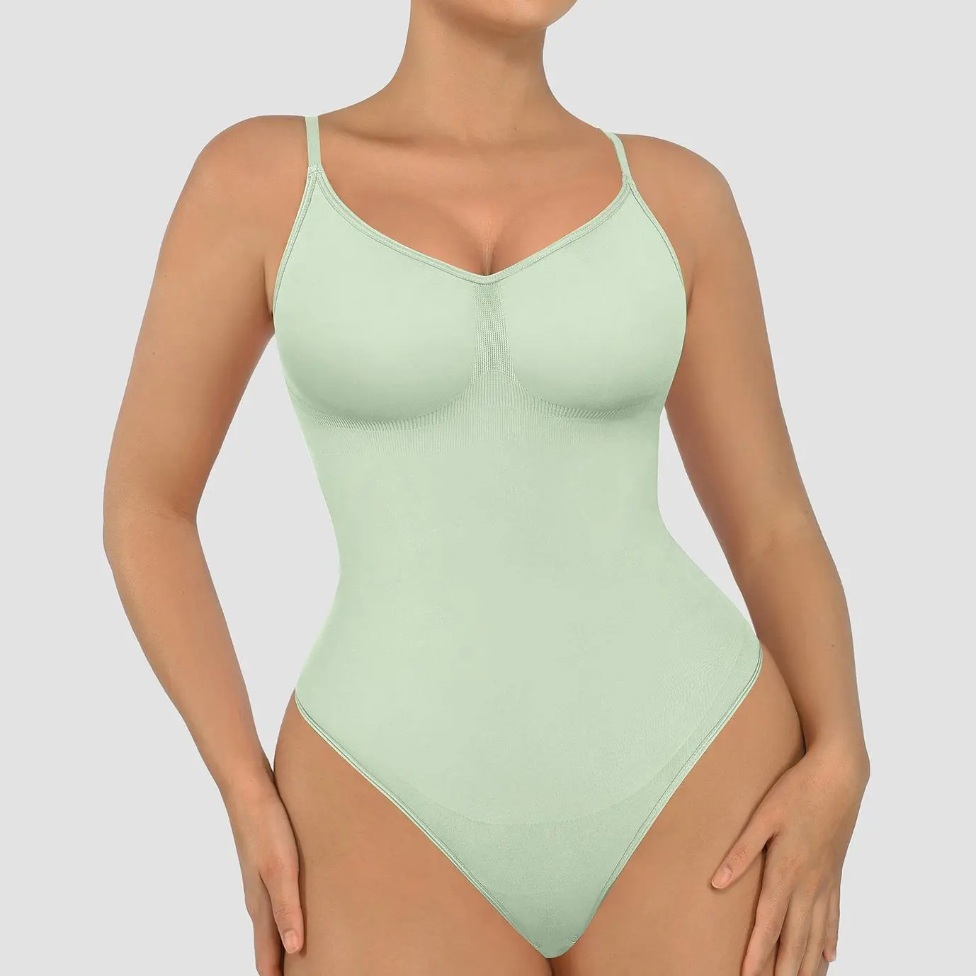 FeelinGirl #Live1 Seamless Thong Bodysuit Comfort Jumpsuit Deals For You Days Fit Adjustable Mother’s Day Style