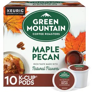 Green Mountain Coffee, Maple Pecan, Single-Serve Keurig K-Cup Pods, Light Roast Coffee