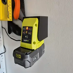 1pc Ryobi RC18115 Charger Wall Mounted Tool Organizer, Home Cleaning Supplies, Essential for Enthusiasts, Multi-Functional Storage Rack, Garage Storage, Freestanding, Floating Shelves