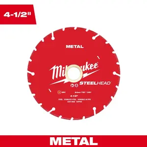 Milwaukee 49-93-7805 4-1/2” STEELHEAD™ Metal Cutting Diamond Blade