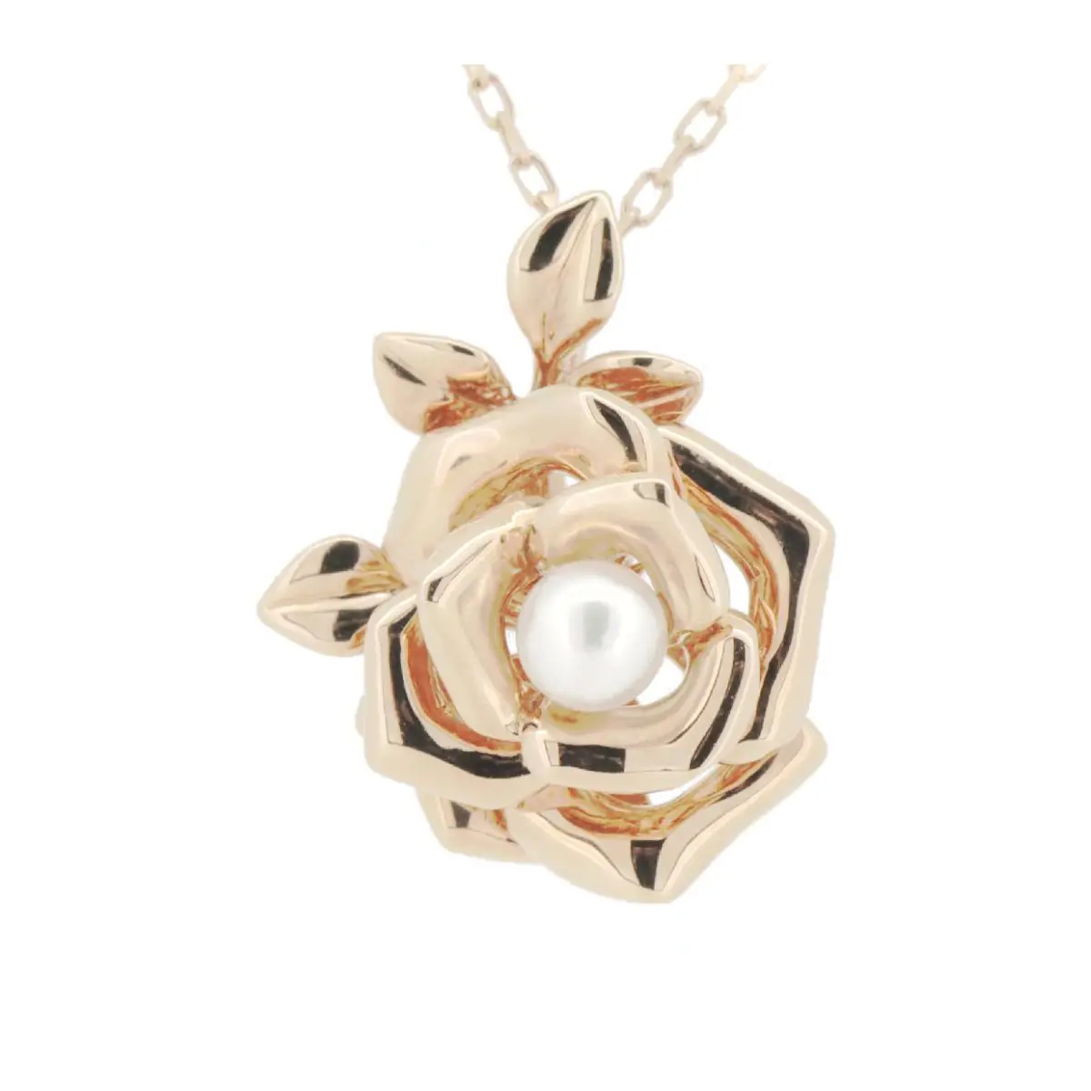 Mikimoto Flower Motif Au750 Necklace