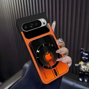 Luxury Sports Car Aesthetic MagSafe Case Anti-Scratch Magnetic Glass Cover for Google Pixel 9 Pro XL ---975