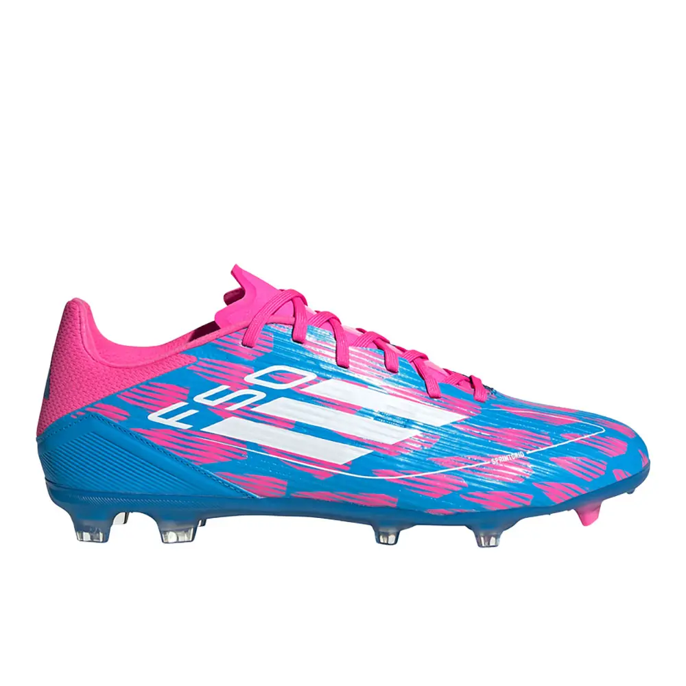 adidas Mens F50 League Firm GroundMulti-Ground Soccer Cleats  - Blue, Pink