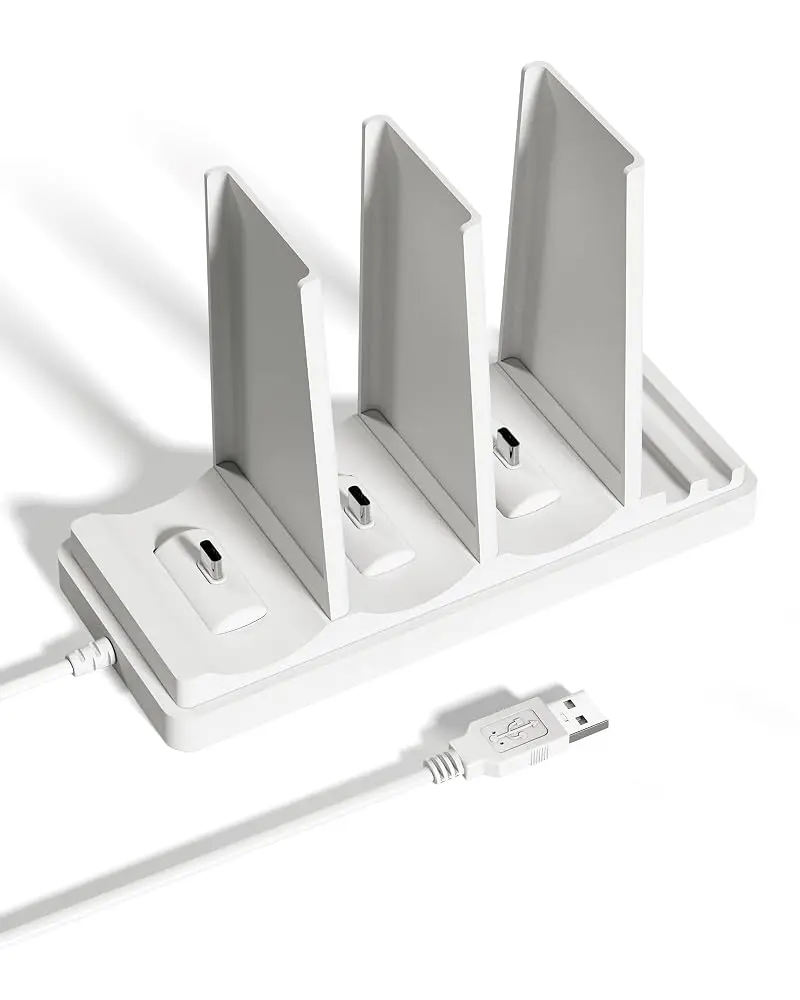 EZVALO Charging Station for Under Cabinet Lighting, Charging Base, 3 Type-C Ports(Adapter Not Included)⁠