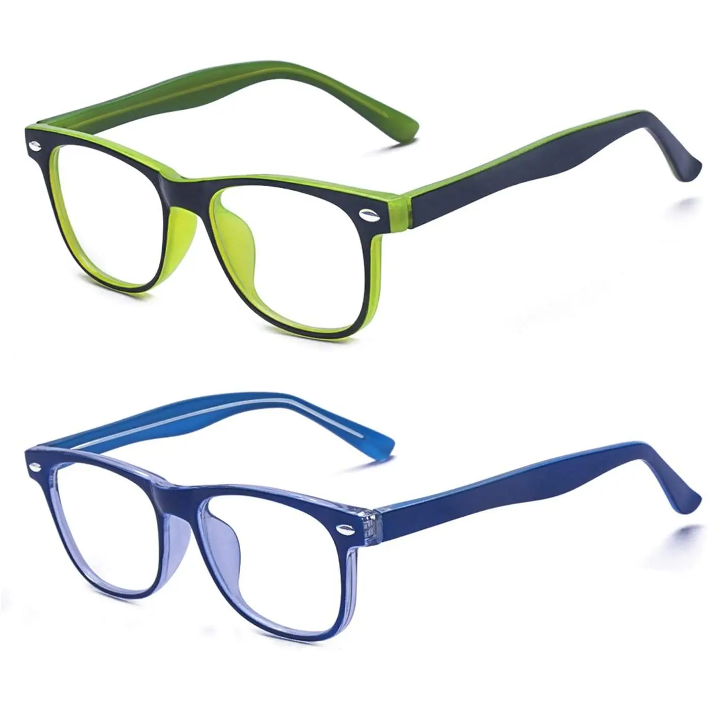 SQ-SGL012 Blue Light Glasses for Kids Computer Blue Light Blocking Glasses for Boys and Gilrs Age 3-12 Anti Eyestrain